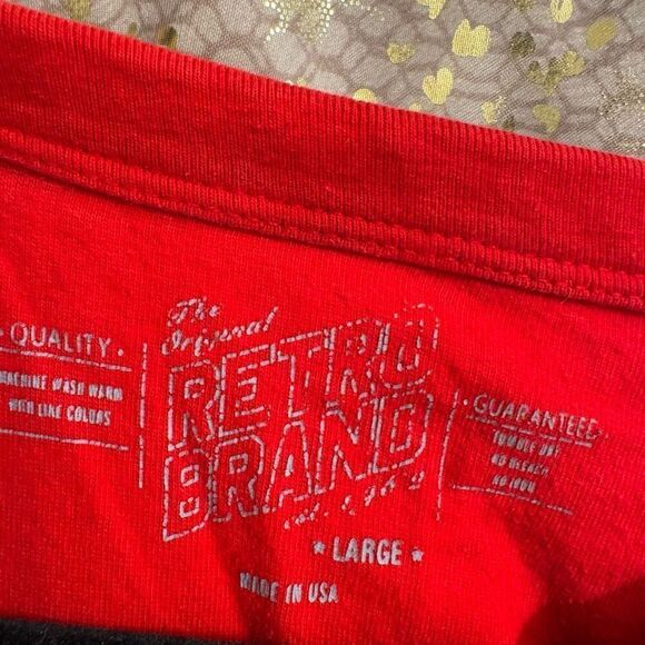 The Original Retro Brand Stanford Red Long Sleeve T Shirt Large Womens - Picture 4 of 7